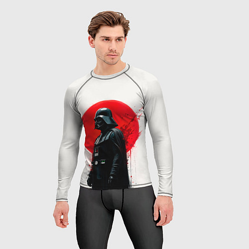 Мужской рашгард Дарт Вейдер на фоне заката / 3D-принт – фото 3
