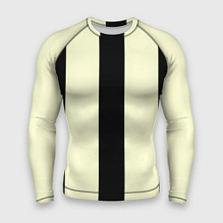 Рашгард мужской Color black beige line, цвет: 3D-принт