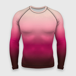 Мужской рашгард Градиент transcendent pink омбре