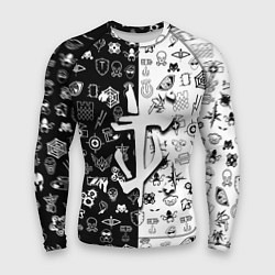 Мужской рашгард Doom ачивки паттерн