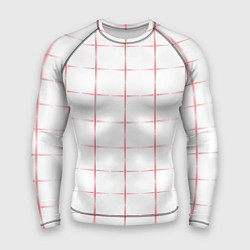 Рашгард мужской Color white red crosses, цвет: 3D-принт