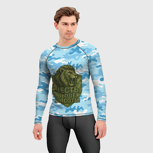 Мужской рашгард Честь выше высоты ВДВ / 3D-принт – фото 3