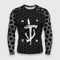 Рашгард мужской Doom соты текстура, цвет: 3D-принт