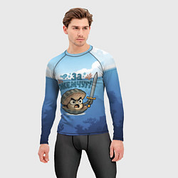 Рашгард мужской Жемчуг с мечем, цвет: 3D-принт — фото 2