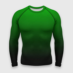 Рашгард мужской Green gradient, цвет: 3D-принт
