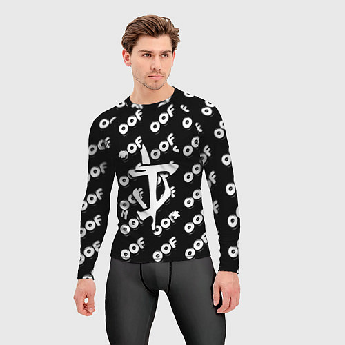 Мужской рашгард Doom off black / 3D-принт – фото 3