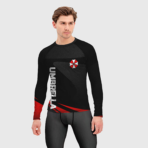Мужской рашгард Umbrella - спорт / 3D-принт – фото 3
