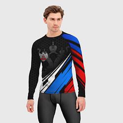 Рашгард мужской Федерация бокса России - триколор, цвет: 3D-принт — фото 2