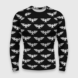 Рашгард мужской Империум человечества паттерн, цвет: 3D-принт