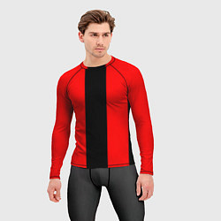 Рашгард мужской Color red and black, цвет: 3D-принт — фото 2