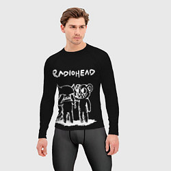 Рашгард мужской Radiohead bear and minotaur, цвет: 3D-принт — фото 2