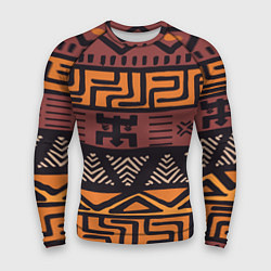 Рашгард мужской Африканский узор, цвет: 3D-принт