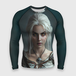 Рашгард мужской Цири с янтарными глазами, цвет: 3D-принт