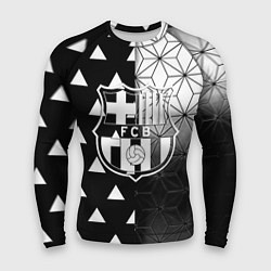 Рашгард мужской Barcelona geometry black, цвет: 3D-принт
