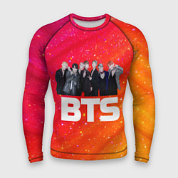 Рашгард мужской BTS блестящий фон, цвет: 3D-принт