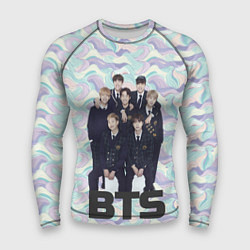 Рашгард мужской BTS совместное фото, цвет: 3D-принт
