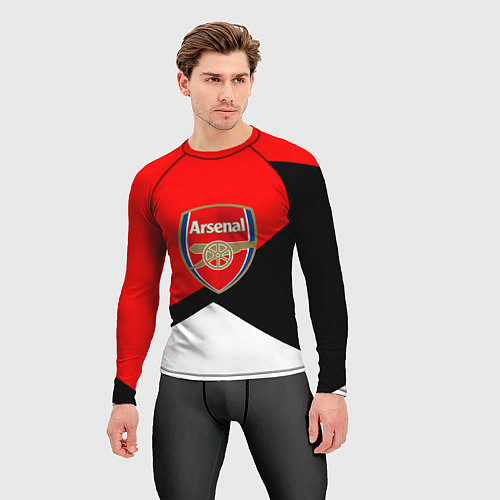 Мужской рашгард Arsenal geometry sport / 3D-принт – фото 3
