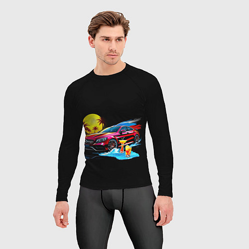 Мужской рашгард Mercedes amg / 3D-принт – фото 3