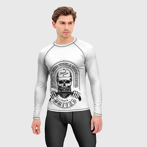 Мужской рашгард Водитель грузовика / 3D-принт – фото 3