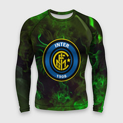 Рашгард мужской Интер кислотный огонь, цвет: 3D-принт