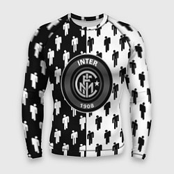 Рашгард мужской Inter паттерн люди спорт, цвет: 3D-принт