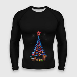 Рашгард мужской New year, цвет: 3D-принт