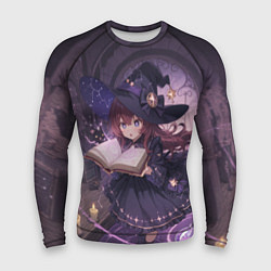 Рашгард мужской Аниме Ведьма Читает Книгу Заклинаний, цвет: 3D-принт