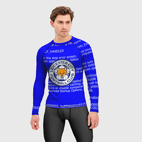 Мужской рашгард Лестер сити код / 3D-принт – фото 3