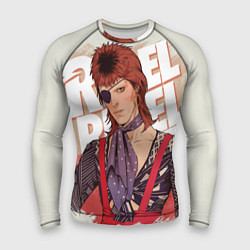 Рашгард мужской David Bowie Rebel Rebel, цвет: 3D-принт