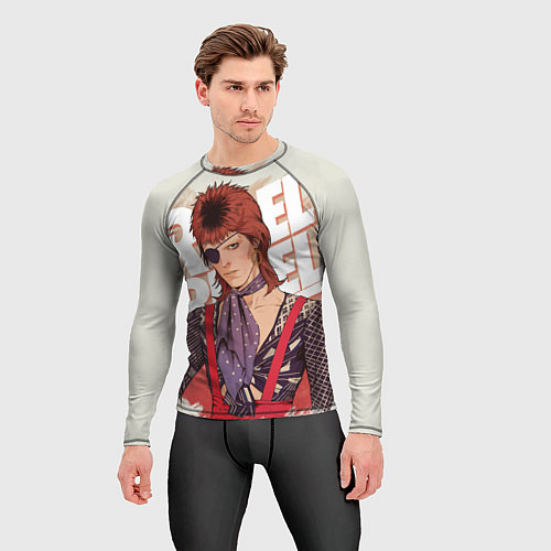 Мужской рашгард David Bowie Rebel Rebel / 3D-принт – фото 3