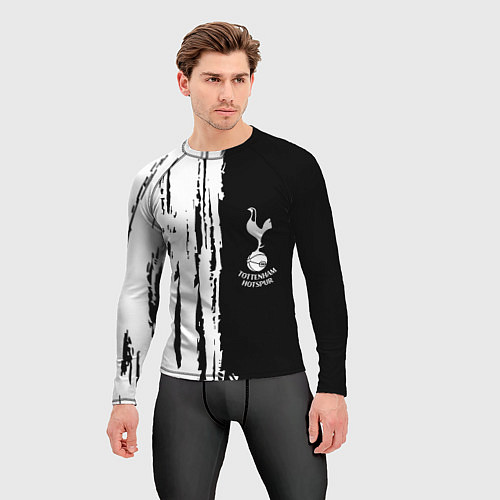 Мужской рашгард Tottenham Hotspur белые краски / 3D-принт – фото 3