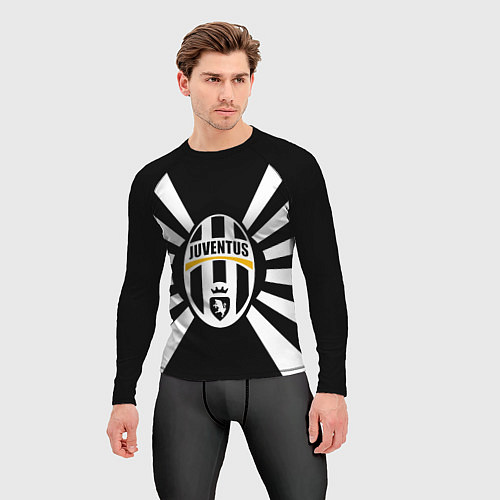 Мужской рашгард Ювентус линии / 3D-принт – фото 3