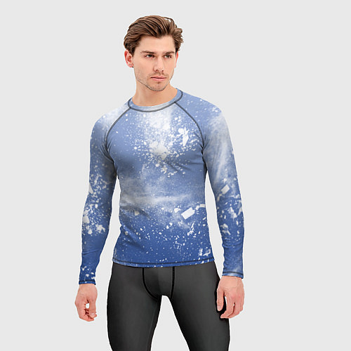 Мужской рашгард Снежки попали в тебя / 3D-принт – фото 3