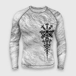 Мужской рашгард Вегвизир - компас рун в виде става