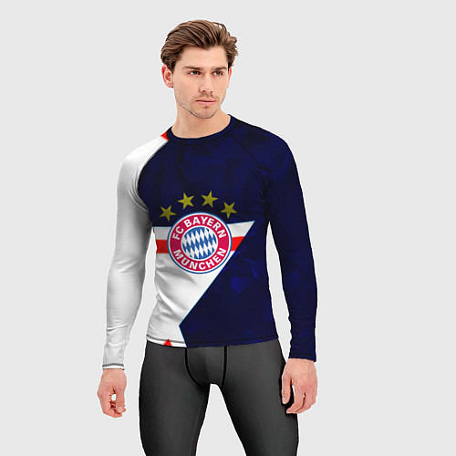Мужской рашгард Бавария звезды геометрия / 3D-принт – фото 3