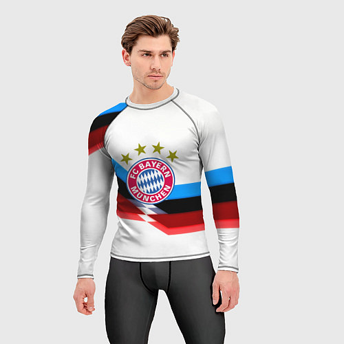 Мужской рашгард Бавария Мюнхен геометрия спорт / 3D-принт – фото 3