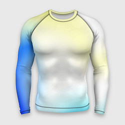 Рашгард мужской Color yellow blue white, цвет: 3D-принт