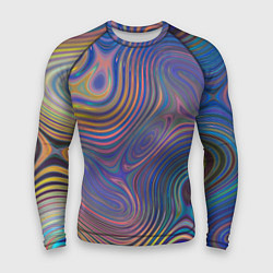 Мужской рашгард Абстрактная рябь