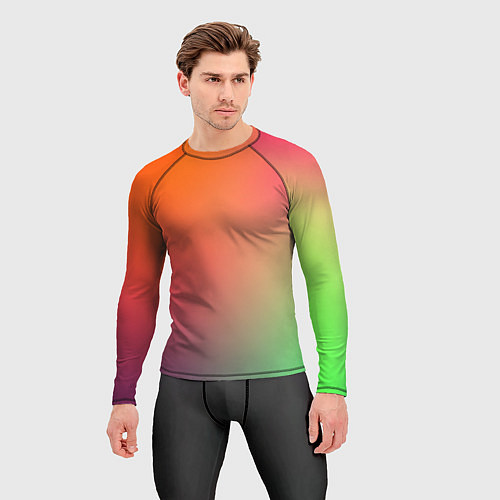 Мужской рашгард Color multicolored / 3D-принт – фото 3