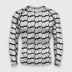 Мужской рашгард Символы валькнут как защитная кольчуга