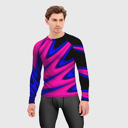 Мужской рашгард Multicolored color neon / 3D-принт – фото 3
