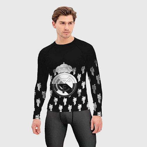 Мужской рашгард Реал Мадрид люди краски / 3D-принт – фото 3