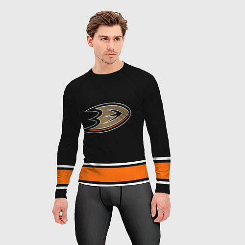 Мужской рашгард Anaheim Ducks Selanne / 3D-принт – фото 3