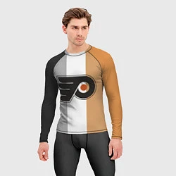 Рашгард мужской Philadelphia Flyers, цвет: 3D-принт — фото 2