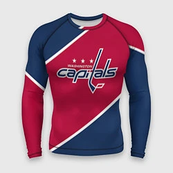 Рашгард мужской Washington capitals, цвет: 3D-принт