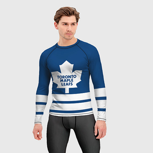 Мужской рашгард Toronto Maple Leafs / 3D-принт – фото 3