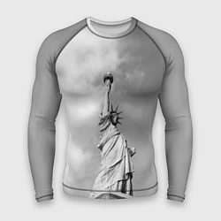 Рашгард мужской Статуя Свободы, цвет: 3D-принт