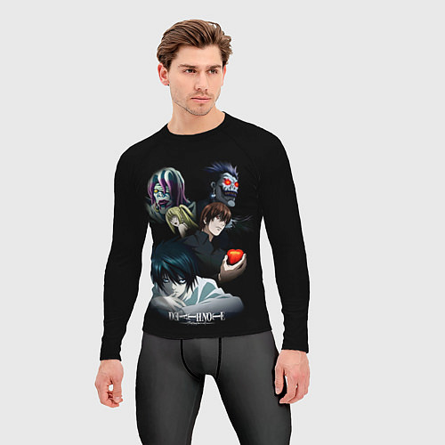 Мужской рашгард Тетрадь смерти 1 / 3D-принт – фото 3