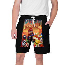 Шорты на шнурке мужские Mario Doom, цвет: 3D-принт
