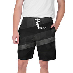 Шорты на шнурке мужские CS:GO Graphite, цвет: 3D-принт
